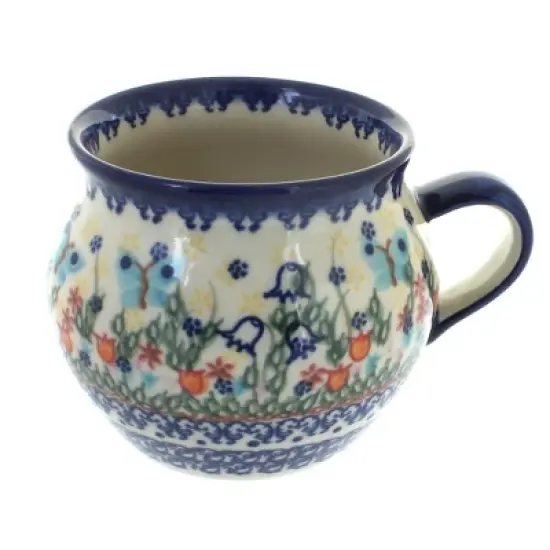 Blue Rose Polish Pottery 56 Vena Bubble Soup Mug image {9}