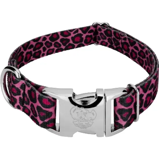 Country Brook Petz Premium Pink Leopard Dog Collar image {4}