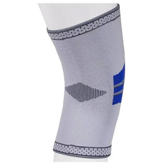 OTC Knee Support, Pullover Style, Lightweight Elastic, Gray/Blue image {4}