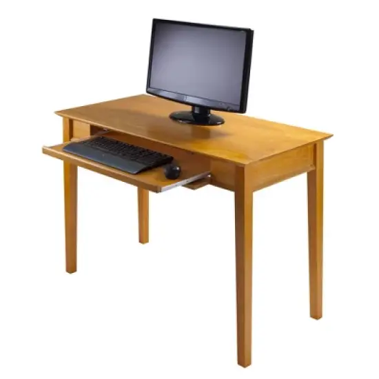 Studio Computer Desk Honey Brown - Winsome image {6}