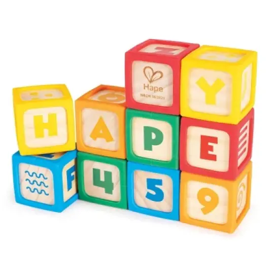 Hape My First Wooden Blocks Stacking Toy image {8}