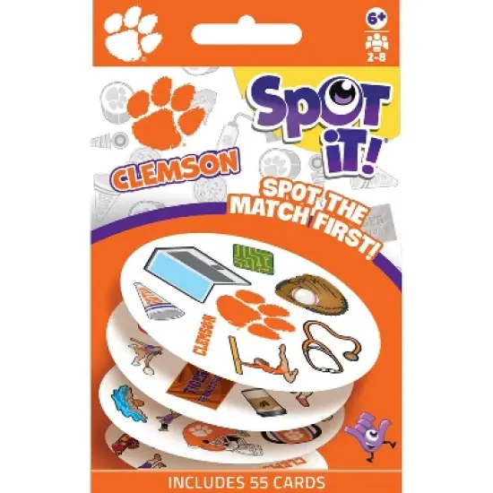 MasterPieces Officially Licensed NCAA Clemson Tigers Spot It Game for Kids and Adults image {3}
