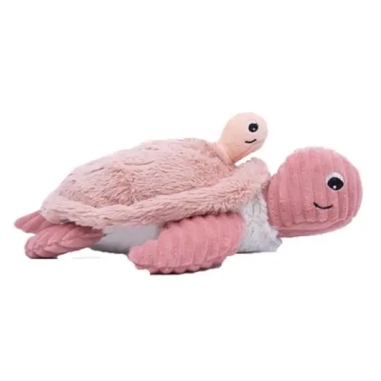 TriAction Toys Les Deglingos Ptipotos Savenou Mama & Baby Turtle Plush | Pink image {1}