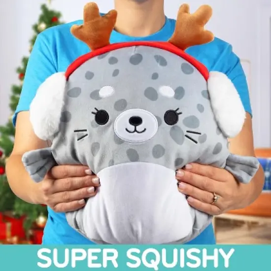 Squishmallows Original 12-Inch Odile The Seal - Official Jazwares Plush - Collectible Soft & Squishy Stuffed Animal Toy - Gift for Kids, Girls & Boys image {1}