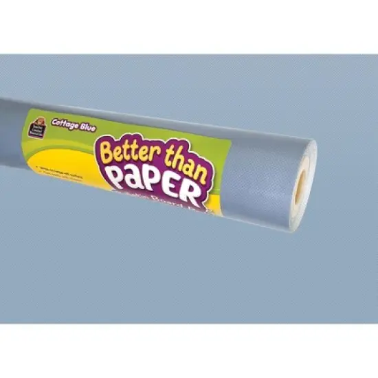 Teacher Created Resources&reg; Better Than Paper&reg; Bulletin Board Roll, Cottage Blue, 4-Pack image {1}