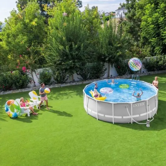 Intex Prism Frame Above Ground Swimming Pool image {1}