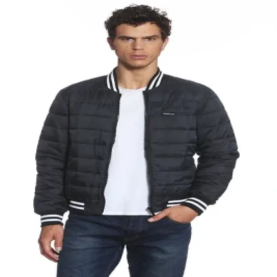 Members Only Men's Varsity Puffer Jacket image {6}
