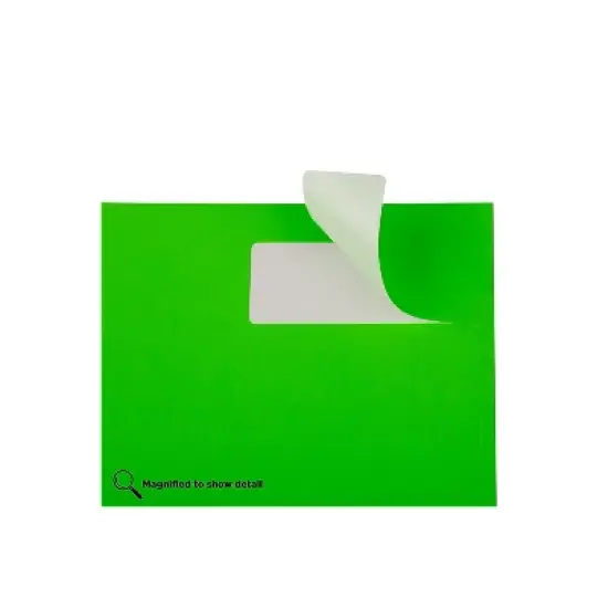 JAM Paper Laser/Inkjet Mailing Address Labels 1" x 2 5/8" Neon Green 354328004 image {3}