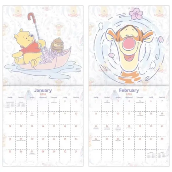 Disney 2026 Winnie The Pooh 12"x12" Wall Calendar image {5}