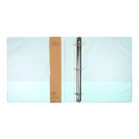 Yoobi Evolve 1" D-Ring Binder 220 Sheet Capacity Powder Blue Ombre image {2}