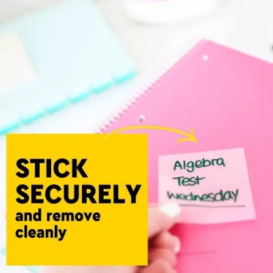 Post-it Transparent Sticky Notes 5pk image {4}