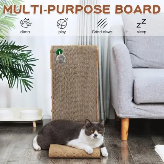 Sandinrayli L Shape Large Cat Scratcher image {7}
