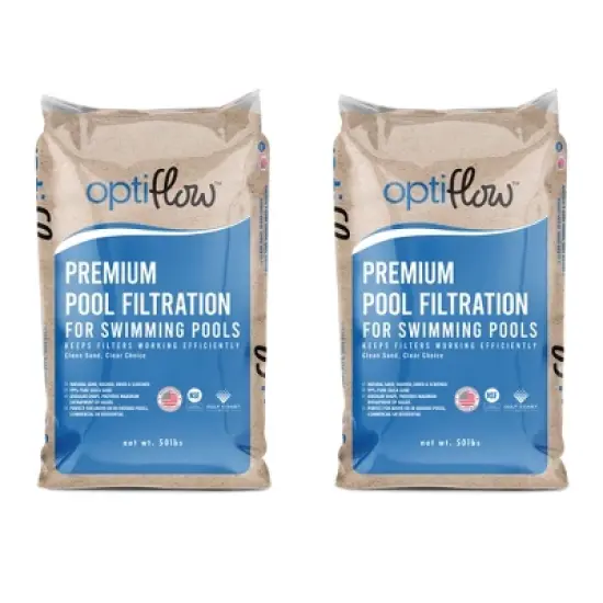 OptiFlow Premium Pool Filtration Angular Sand with Pure Silica Formula image {5}