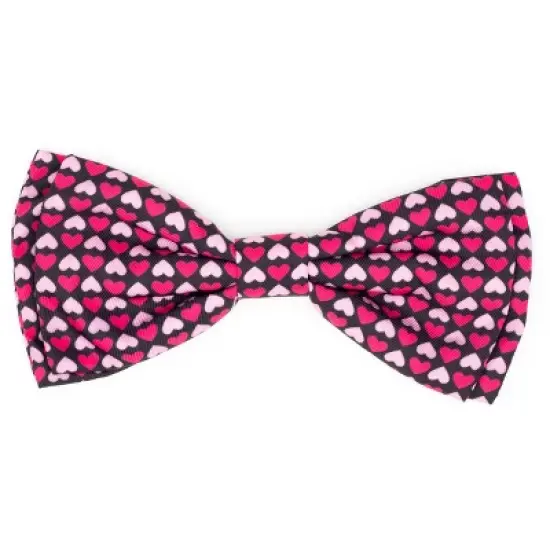 The Worthy Dog Heartthrob Bow Tie Adjustable Collar Attachment Accessory image {4}