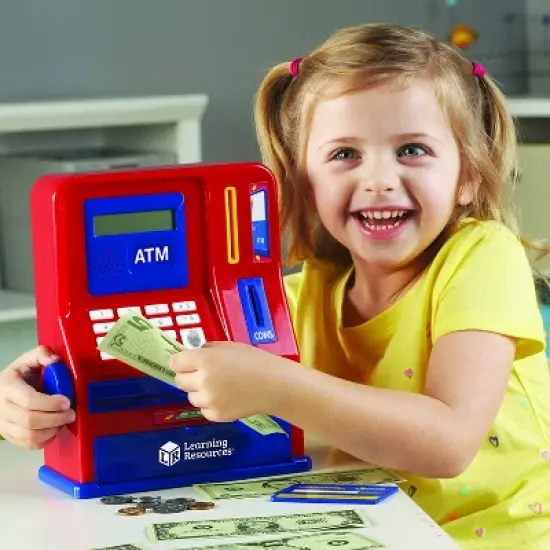 Learning Resources Pretend & Play Teaching ATM Bank image {1}