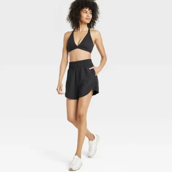 Women's Flex Woven High-Rise Shorts 5" - All In Motion&trade; image {4}