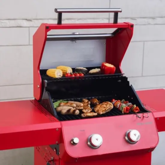 Monument Grills Mesa Series 2 Burner Red Grill image {2}