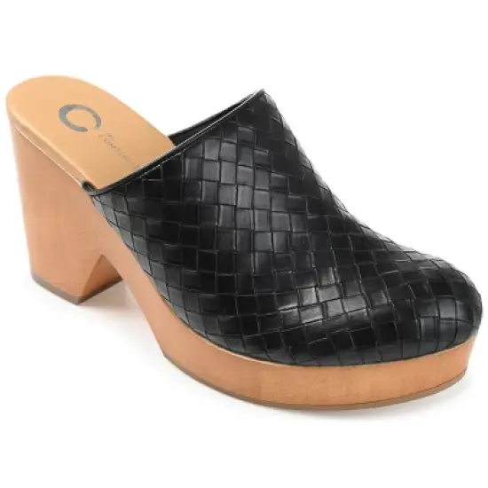 Journee Collection Womens Kelsy Mules Mid Block Heel Round Toe Pumps image {9}