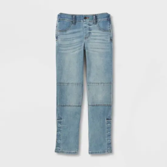 Boys' Adaptive Jeans - Cat & Jack&trade; Light Wash image {4}