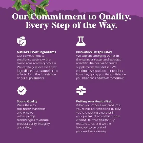 GLP-1 Booster Capsules, Berberine + Panax Ginseng, Turmeric Curcumin & Cayenne Pepper for GLP1 Metabolic Balance & Gut Health, Nature's Craft, 30ct image {4}