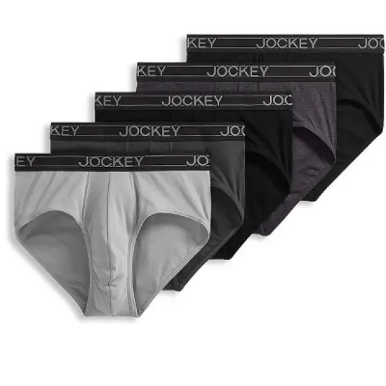 Jockey Men's Lightweight Cotton Blend Brief - 5 Pack image {6}