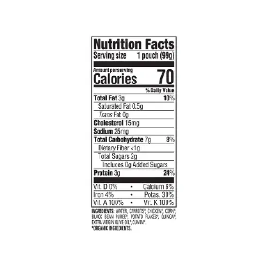 Happy Baby&reg; Organics Savory Blends Stage 3 Baby Food Puree, Free-Range Chicken - 3.5oz image {2}