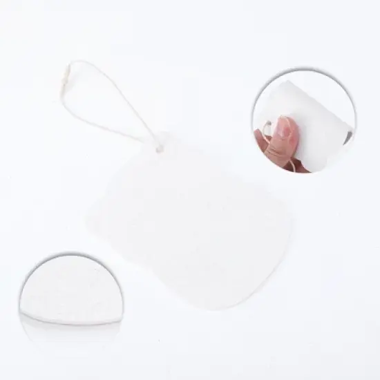 Unique Bargains Portable Convenient Kitchen Sponge White 2 Pcs image {2}