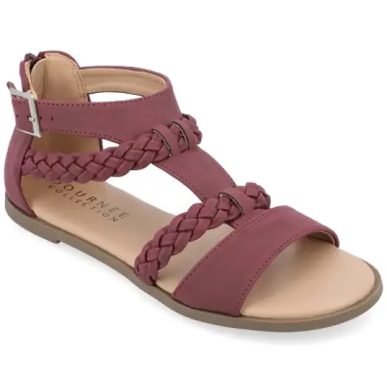 Journee Collection Womens Florence Tru Comfort Foam Gladiator Flat Sandals image {13}