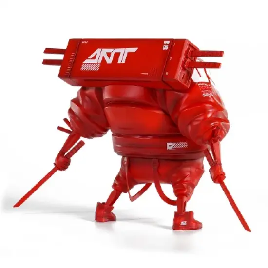 PureArts Master 9 Eyes Daytoner 1/12 Scale Vinyl Figure Collectible - Red image {3}