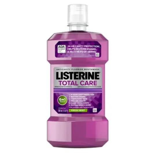 Listerine Total Care Anticavity Mouthwash - Fresh Mint - 500ml image {11}
