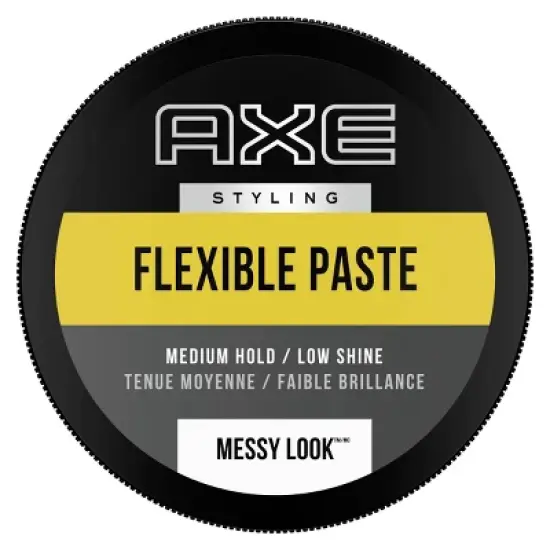 Axe Styling Messy Look Medium Hold Low Shine Flexible Hair Paste - Travel Size - 2.64oz image {8}