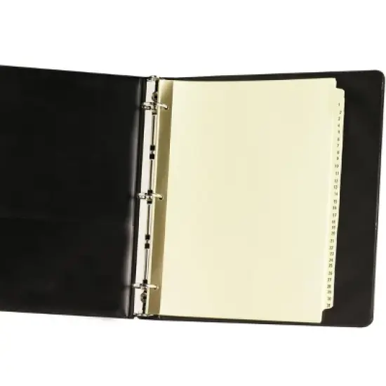 Avery Preprinted Laminated Tab Dividers, Gold Reinforced Binding Edge, 1-31 Tabs, 1 Set (11308) image {5}