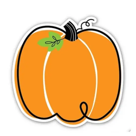 Creative Teaching Press&reg; Core D&eacute;cor Doodle Pumpkin 6" Designer Cut-Outs, Pack of 36 image {1}