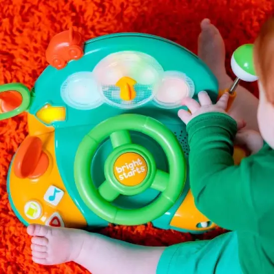 Bright Starts Lights & Colors Driver Steering Wheel Baby Toy image {9}