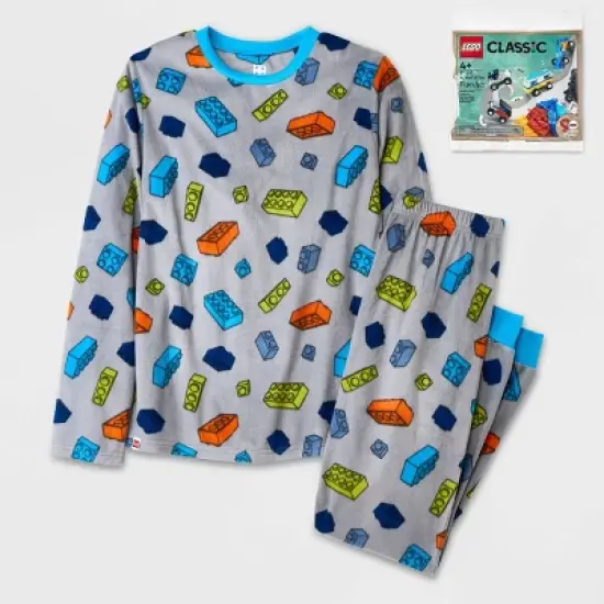 Boys' LEGO Pajama Set with LEGO Classic 90 Years of Cars 30510 - Gray image {4}