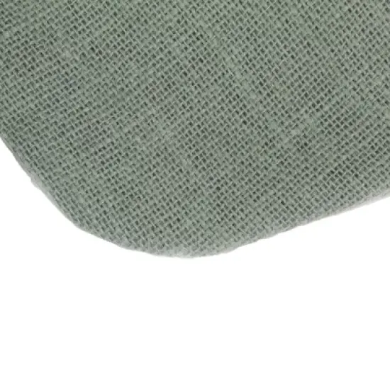 Northlight Burlap Christmas Stocking with Faux Fur Cuff - 20" - Green image {3}