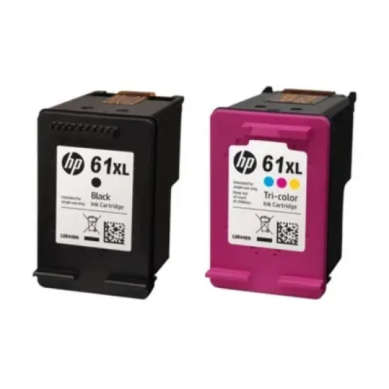 HP 61XL Original High-Yield Ink Combo &ndash; Black & Tri-Color &ndash; Bulk Packaging, Same Premium Quality! image {8}