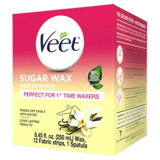 Veet Natural Sugar Waxing Hair Remover image {10}