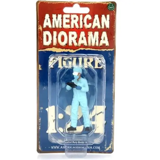 Hazmat Crew Figurine IV for 1/24 Scale Models by American Diorama image {2}