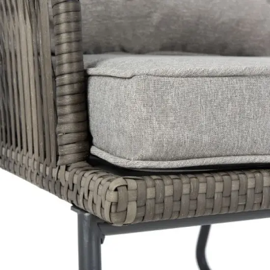 Jensen 3 Piece Lounge Set - Indoor/Outdoor - PAT9008 - Safavieh image {3}