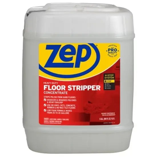 ZEP Zep Heavy-Duty Floor Stripper Concentrate &ndash; Removes Heavy Polish Buildup &ndash;- 5 Gallon (Case of 1) image {11}