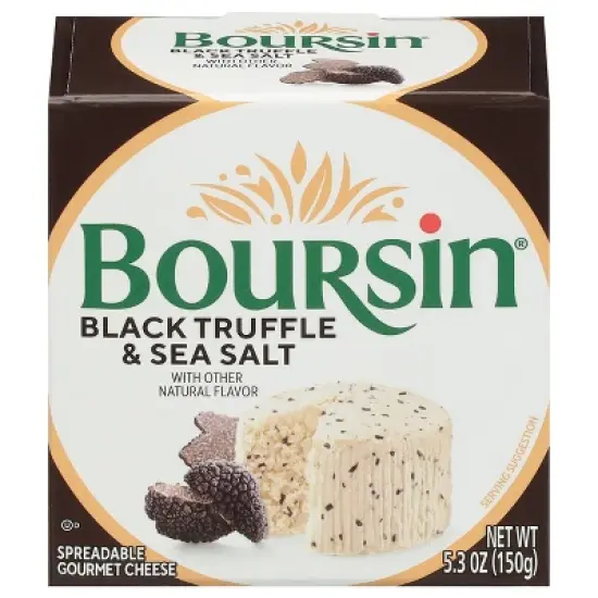 Boursin Black Truffle and Sea Salt Cheese Spread - 5.3oz image {8}