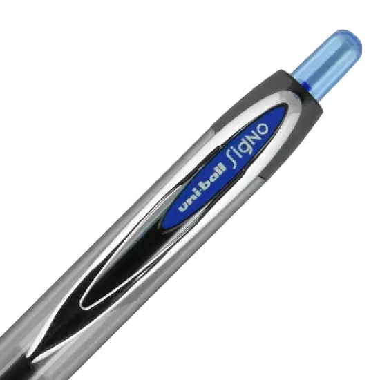 uni-ball uniball 207 Retractable Gel Pens Medium Point 0.7mm Blue Ink 12/Pack (33951) image {4}