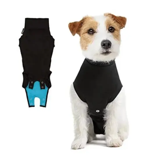 Suitical Recovery Suit for Dogs with Click Up System - Black image {9}