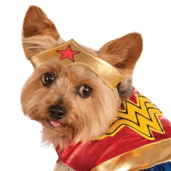Warner Bros. Wonder Woman Halloween Dog Costume - S image {1}