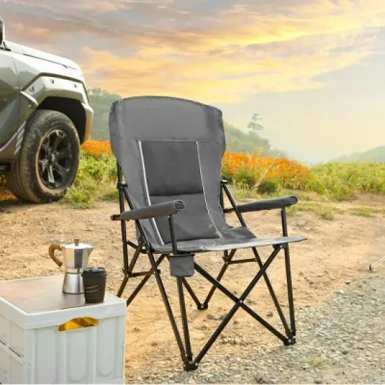 KWPZQEB Folding Camping Chairs, Portable Chair with Cup Holder and Carry Bag, Portable Collapsible Chair for Beach, Lawn, Outdoor Sports image {10}