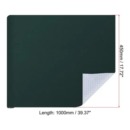 Unique Bargains Self-Adhesive Backing Wall Office Dry-Erase Board Sticker 2 Pcs image {1}