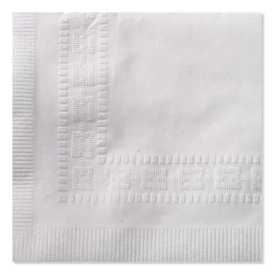 Tork Advanced Dinner Napkins, 2-Ply, 15" x 17", 1/8 Fold, White, 100/PK, 28 PK/CT image {1}