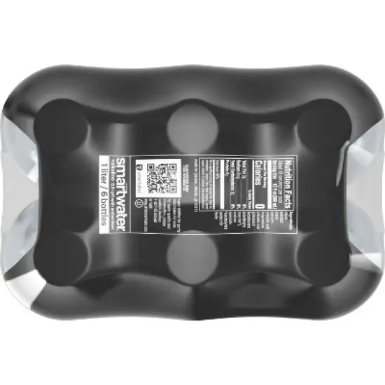 Smartwater Alkaline Vapor Distilled Ionized Water - 6pk/1L Bottles image {5}