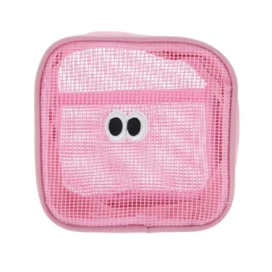 Unique Bargains Square Bean Eye Makeup Bag 1 Pc image {8}